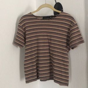 vintage-y striped shirt